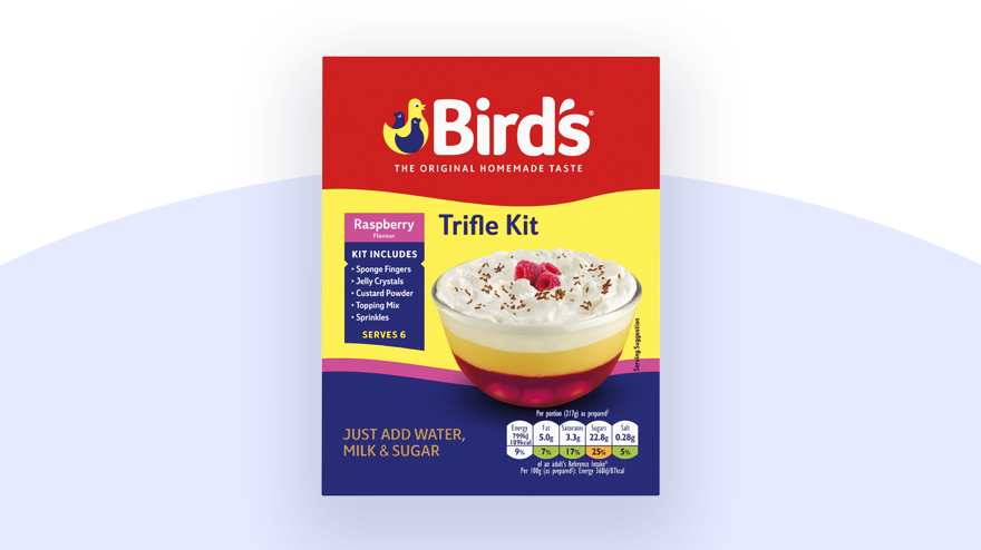 Bird's Raspberry Trifle Kit