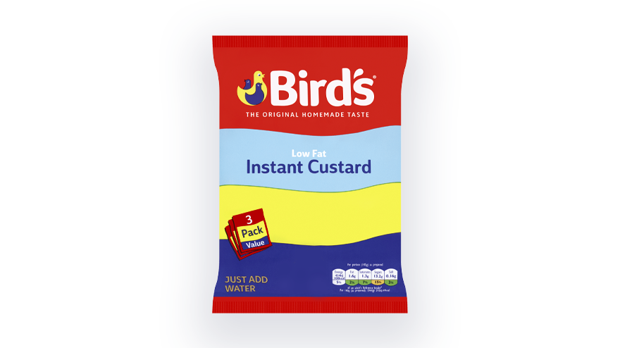 Bird's Low Fat Instant Custard 3 x 75g