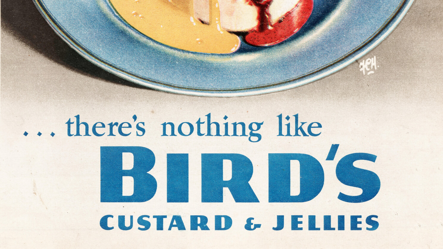 Birds Vintage poster - Custard type
